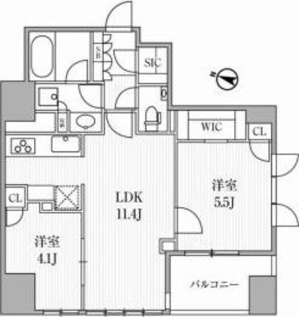 ディームス大手町ノースの物件間取画像
